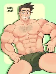 dick_gumshoe, ace_attorney, gyakuten_saiban, lucky_man, abs