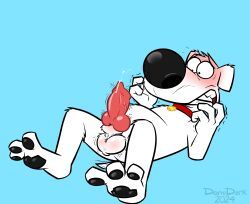 brian_griffin, family_guy, domidark, 3_toes, animal_genitalia