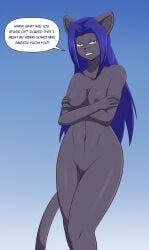 june_(flyingtrace), flyingtrace, anthro, blue_hair, breasts