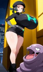 grimer, team_rainbow_rocket, team_rainbow_rocket_grunt, team_rainbow_rocket_grunt_(female), team_rocket