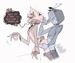 alastor_(hazbin_hotel), vox_(hazbin_hotel), hazbin_hotel, craxkers, anal