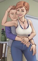 lucas_(pinkerlicious), oc, original_character, sadie_(pinkerlicious), original