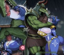 general_scales, krystal, sharpclaw, star_fox, star_fox_adventures
