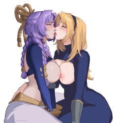 luxanna_crownguard, yunara_(league_of_legends), league_of_legends, riot_games, allen_skies02