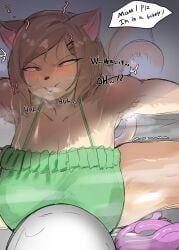 kantan, 1girls, anthro, blush, blushing