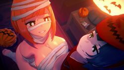 mom_(japanese_mcdonald's_commercial), original_characters, halloween, original, anna_anon