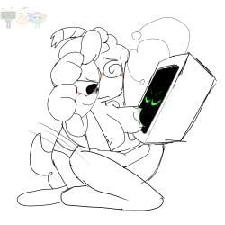 dandy_(dandy's_world), lumi_(valvalval218), vee_(dandy's_world), blushcrunch_studio, dandy's_world