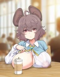 nazrin, touhou, dra_(area-s), 1girl, 1girls