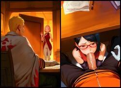 sakura_haruno, sarada_uchiha, uzumaki_naruto, boruto:_naruto_next_generations, naruto
