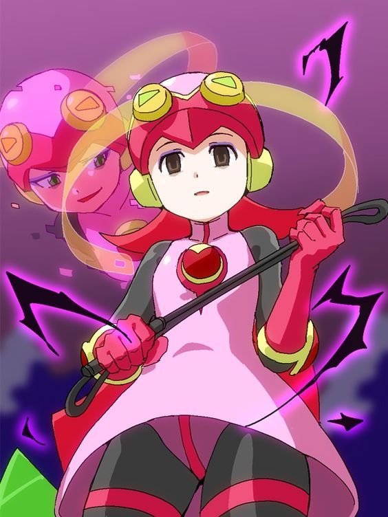 evil_empress_roll, mayl_sakurai, mayl_sakurai_(cross_fusion), sakurai_meiru, mega_man