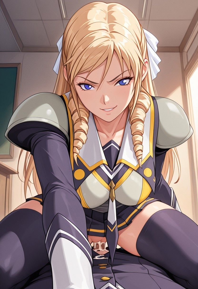 morimoto_leona, discipline:record_of_a_crusade, discipline_zero, 1boy, 1girls