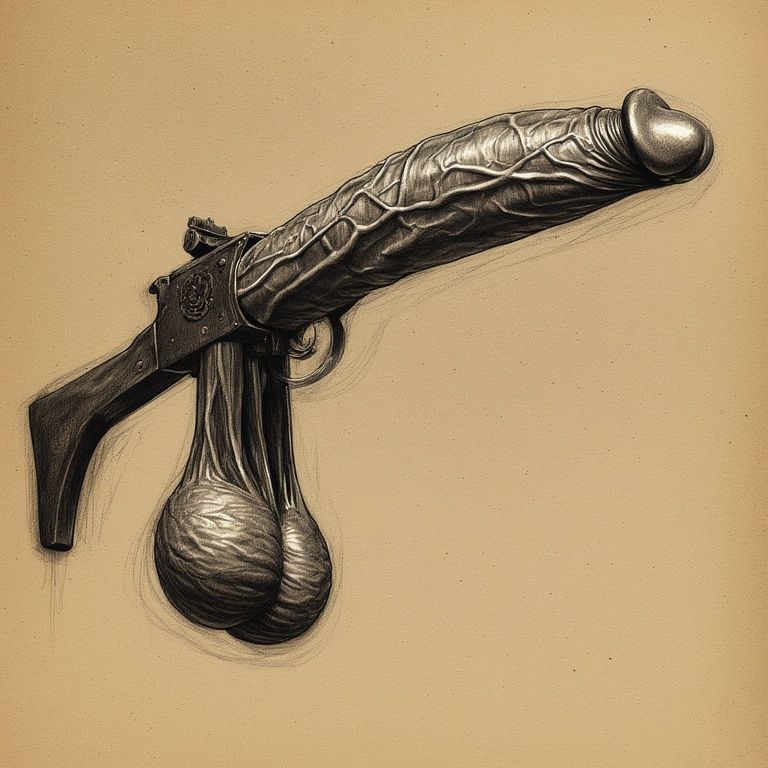 cock, dick, gun, inanimate, inanimate_object