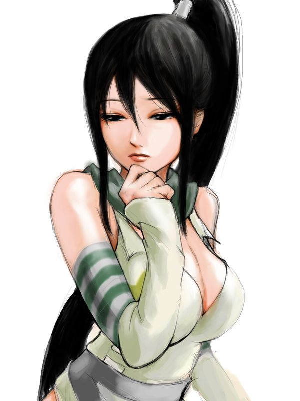 nakatsukasa_tsubaki, soul_eater, 1girl, black_hair, breasts