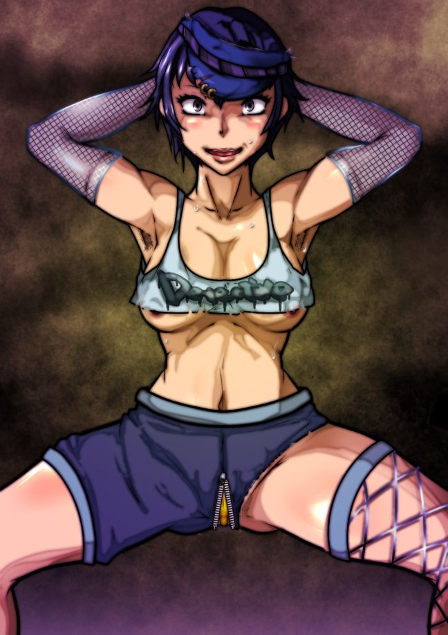 shirogane_naoto, persona, persona_4, oppaotintin, armpit_showing
