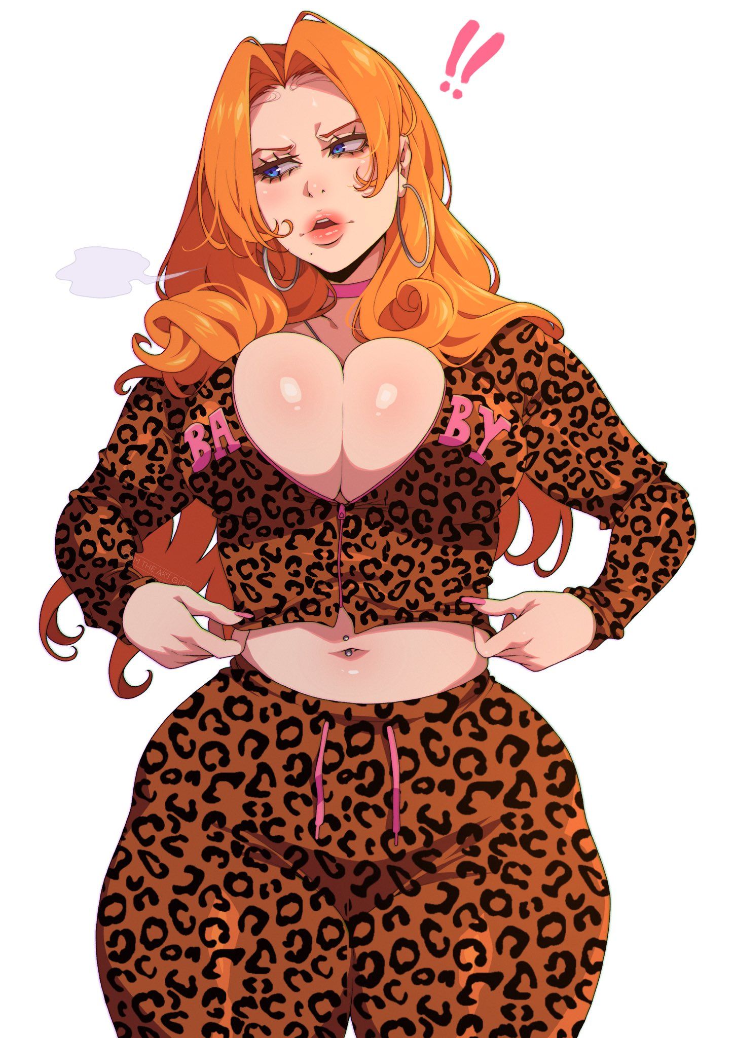 matsumoto_rangiku, bleach, camtheartguy, 1girls, belly_button_piercing