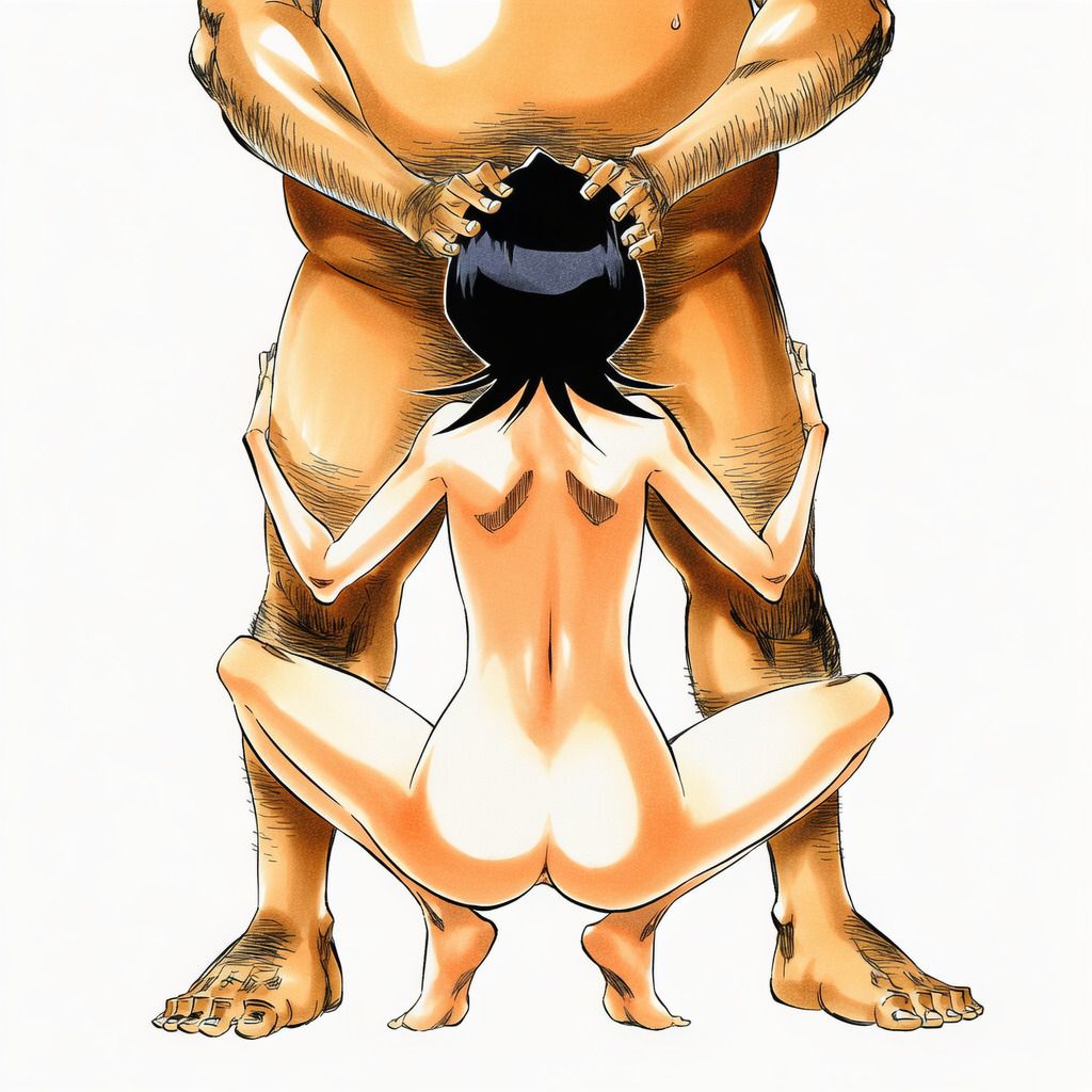 kuchiki_rukia, oomaeda_marechiyo, bleach, 1boy, 1girls