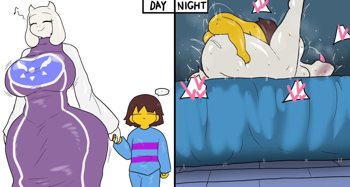 frisk, frisk_(undertale), toriel, undertale, enigi09