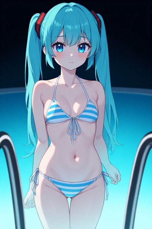 hatsune_miku, miku_hatsune, bikini, blue_bikini, blue_eyes