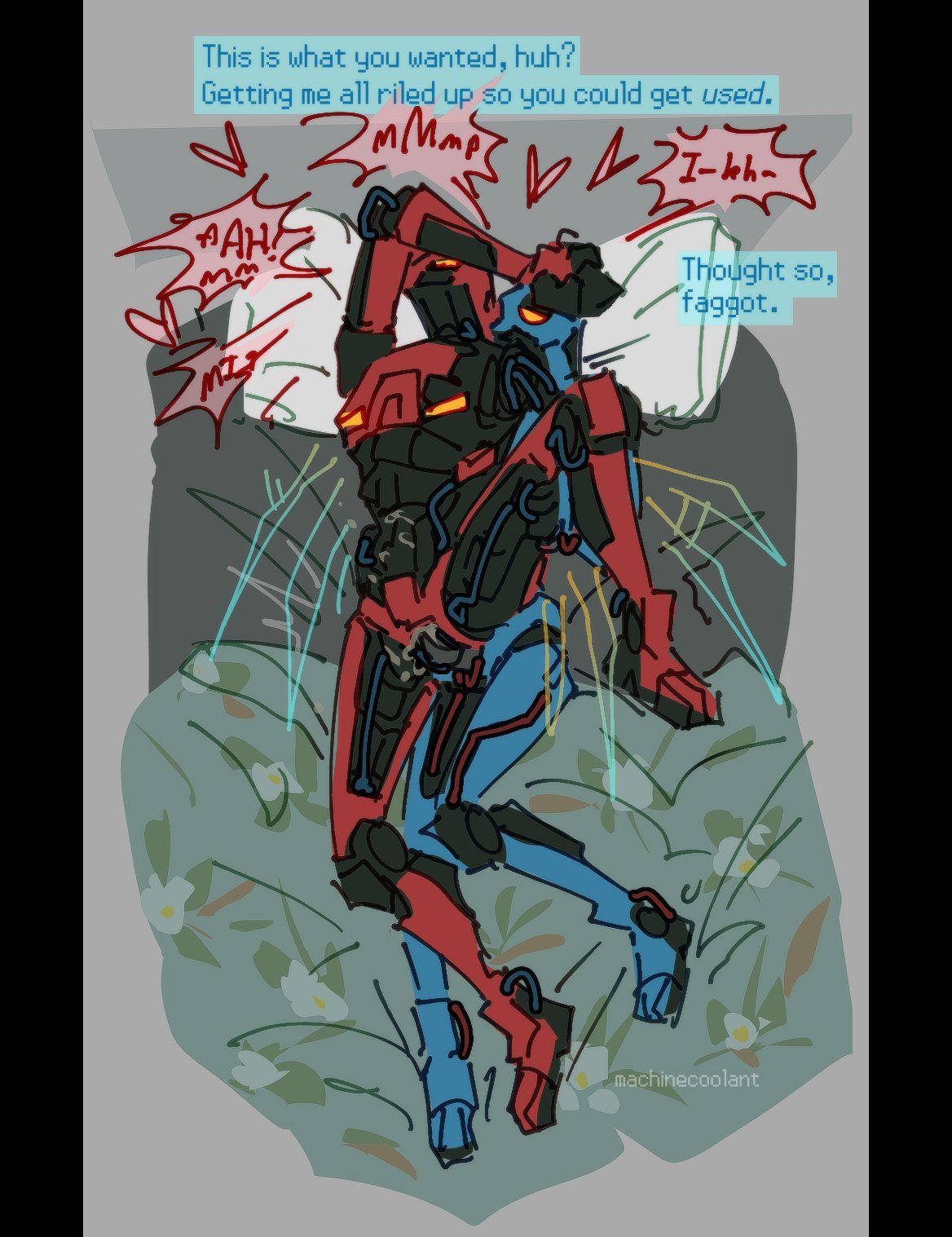 mirage_(ultrakill), v2_(ultrakill), ultrakill, machinecoolant, comic