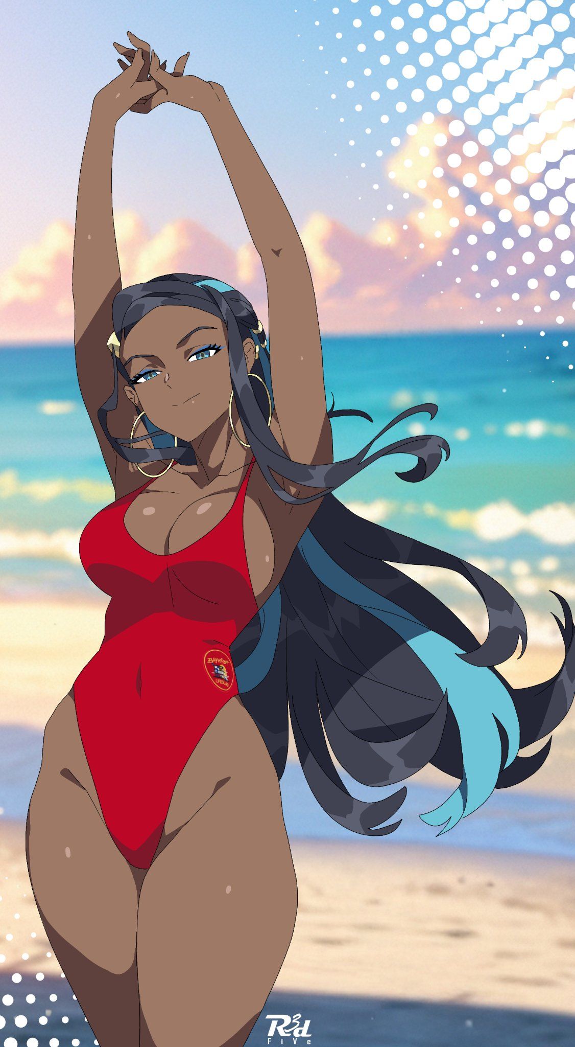 baywatch_(cosplay), nessa_(pokemon), pokemon, pokemon_ss, r3dfive