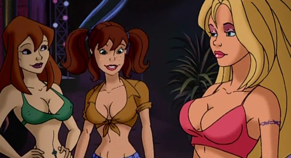 giselle_(stripperella), stripperella_(character), stripperella, arm_tattoo, barbed_wire_tattoo