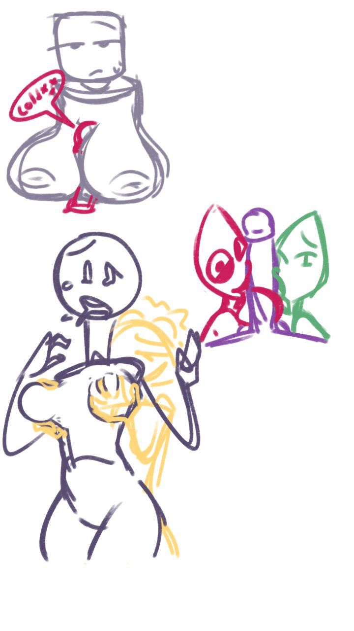 evil_leafy_(bfdi), ice_cube_(bfdi), leafy_(bfdi), microphone_(ii), taco_(ii)
