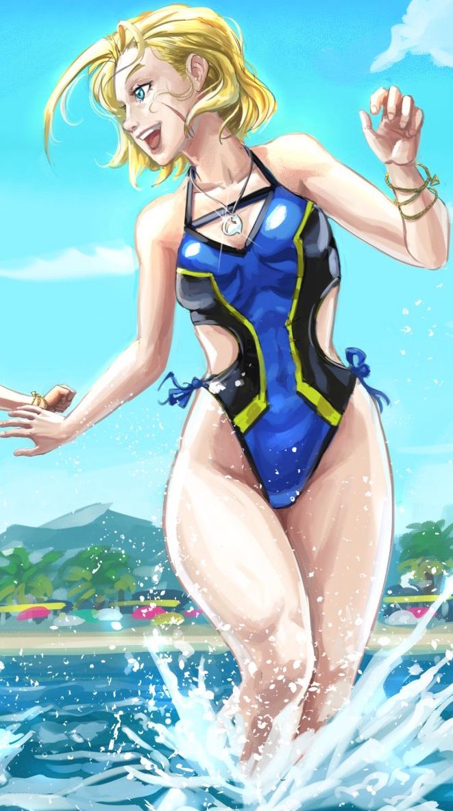 cammy_white, capcom, street_fighter, meek, beach