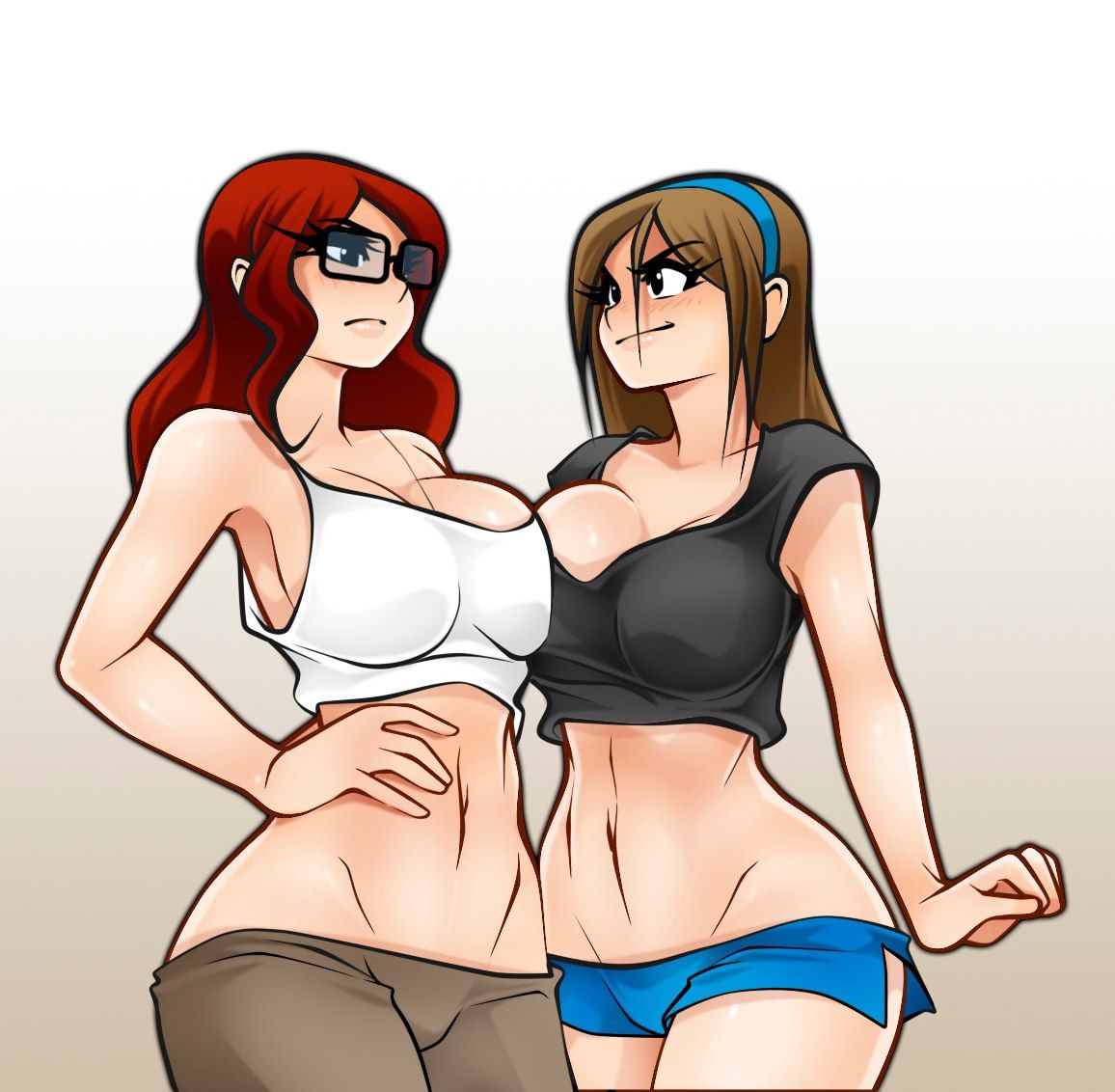 erika_(living_with_hipstergirl_and_gamergirl), original_character, sophie_(living_with_hipstergirl_and_gamergirl), living_with_hipstergirl_and_gamergirl, original