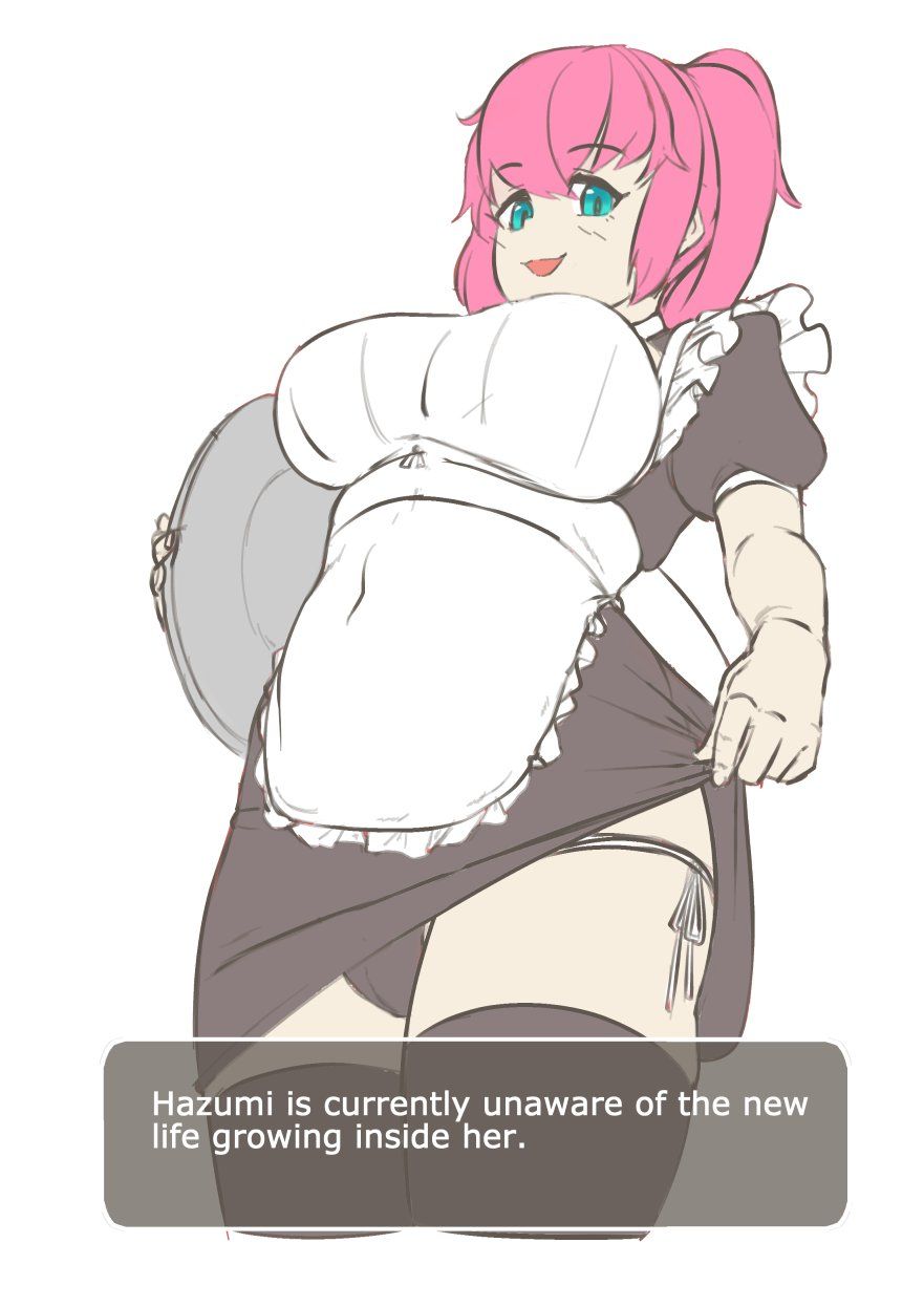 hazumi, hazumi_and_the_pregnation, akeggle, 1girls, absolute_territory