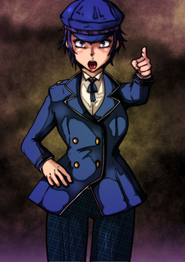 shirogane_naoto, persona, persona_4, oppaotintin, blue_hair