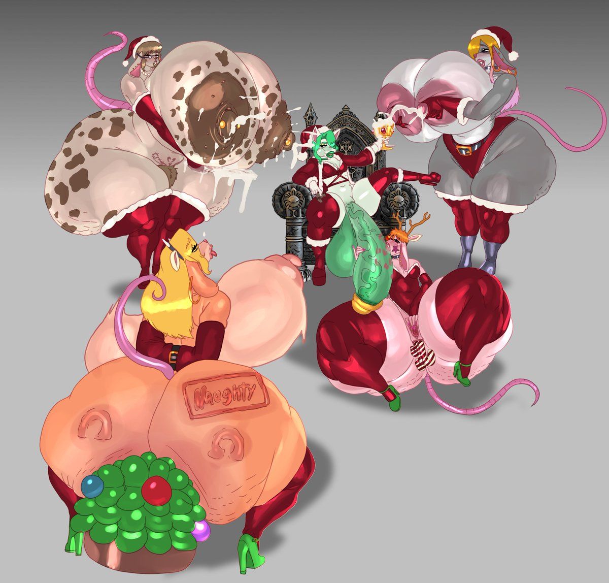 cheesequake, cupquake, panquake, puddin_toon_skunk, christmas
