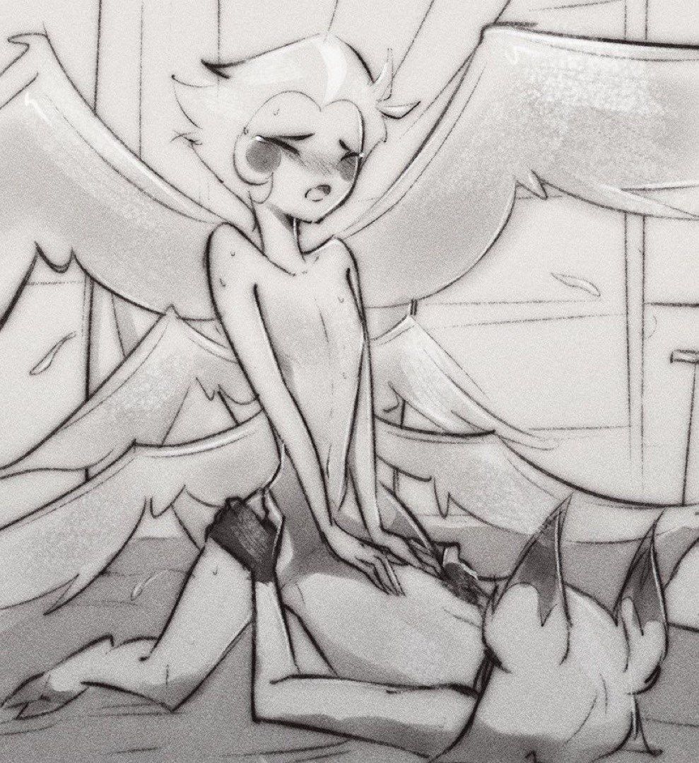 alastor_(hazbin_hotel), lucifer_morningstar_(hazbin_hotel), sinner, hazbin_hotel, hron_666