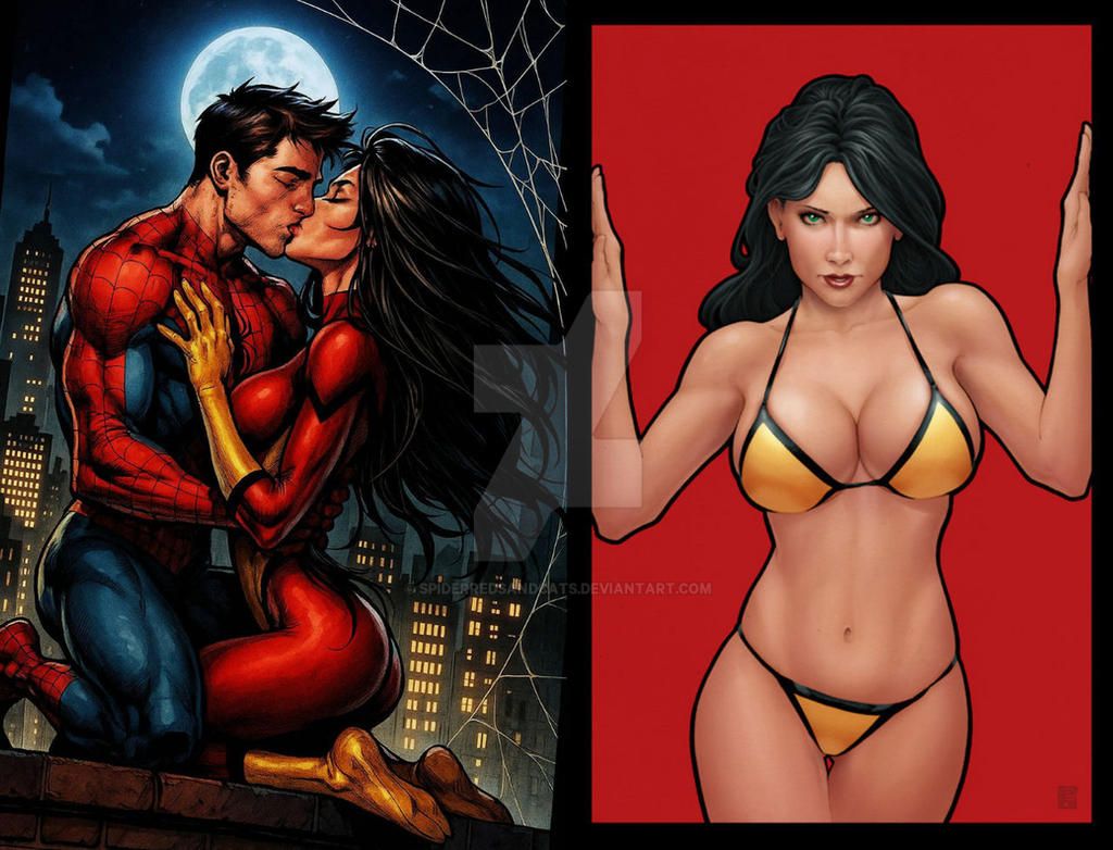 jessica_drew, peter_parker, spider-man, spider-woman, spider-woman_(jessica_drew)
