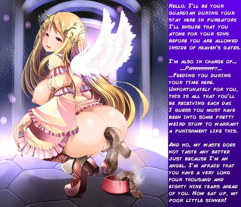 recursive-captions, angel, punishment, purgatory, scat