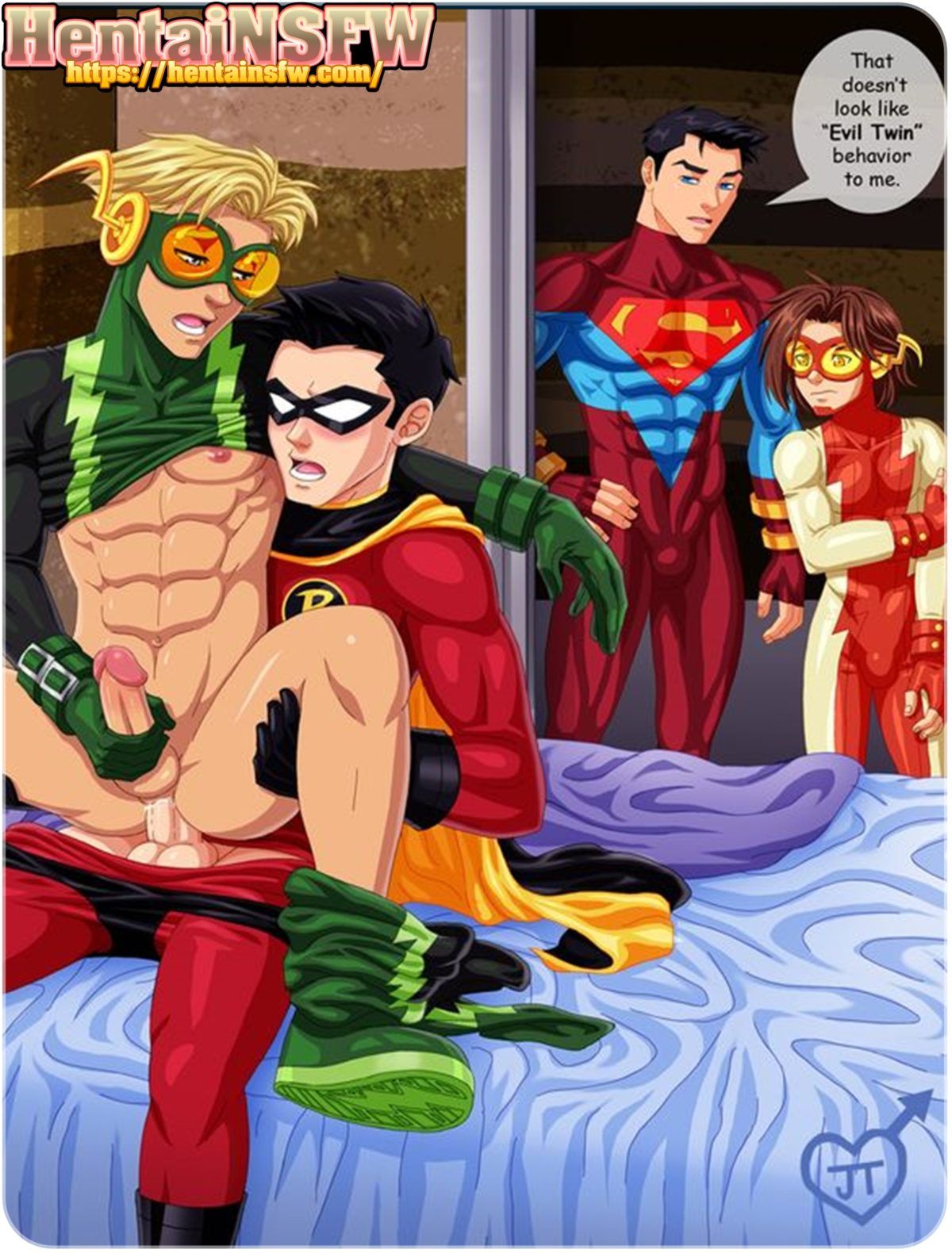 bart_allen, conner_kent, impulse, inertia, kon-el