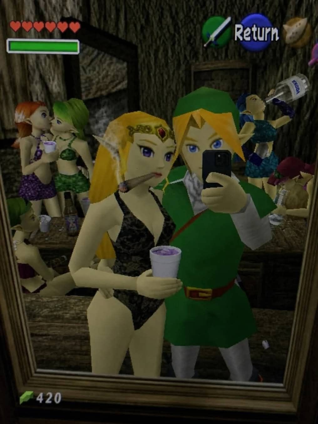 din, farore, link, link_(ocarina_of_time), malon