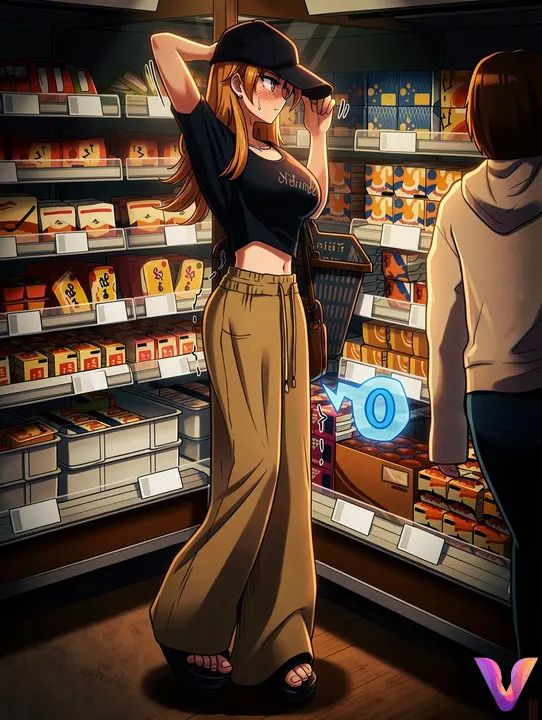 original, kakuremino7928, 1girls, bag, bent_back