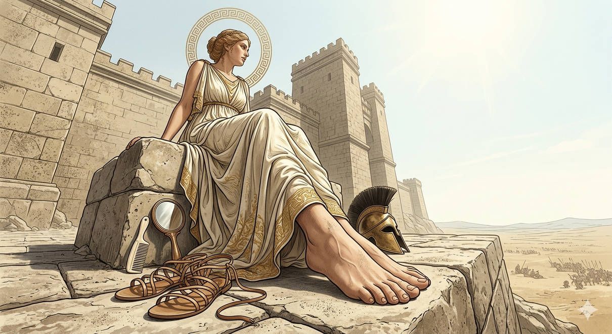 helen_of_troy, greek_mythology, the_epic_cycle, trojan_war, blonde_hair