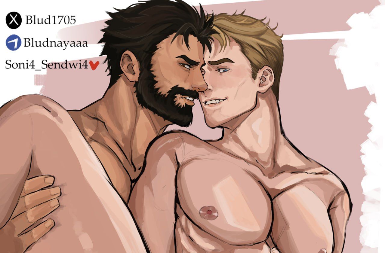 billy_butcher, homelander, 2boys, anal_sex, beard