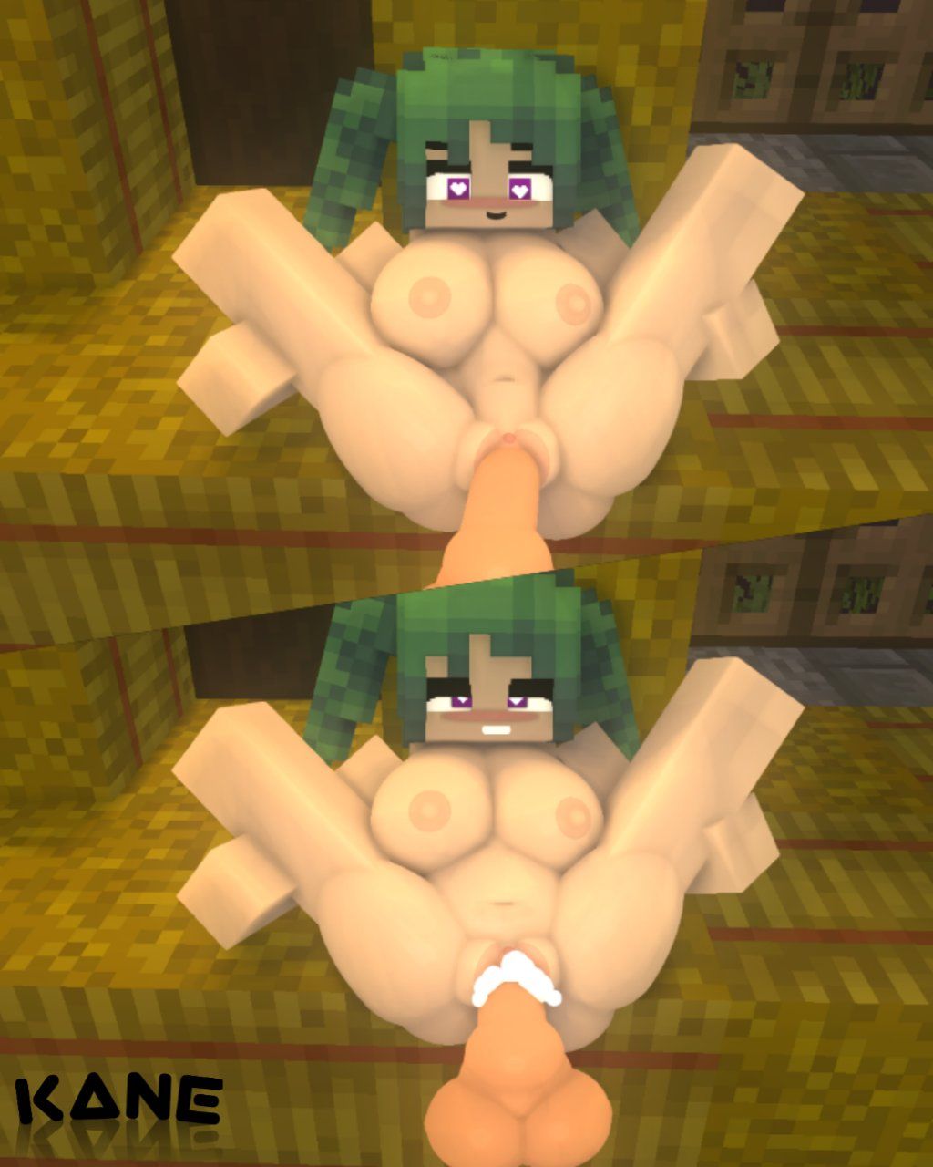 carol_(kaneefox), kane_(kanefox), minecraft, kaneefox, 1boy