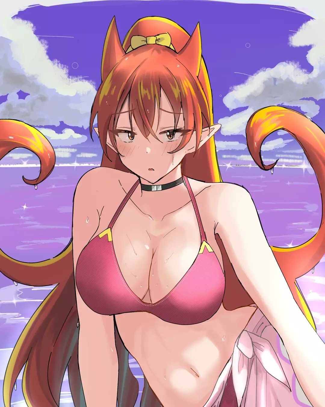 azazel_ameri, mairimashita!_iruma-kun, maikurorensu, ///, 1girls