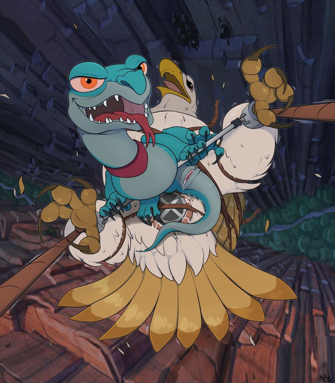 joanna_the_goanna, marahute, disney, the_rescuers, the_rescuers_down_under