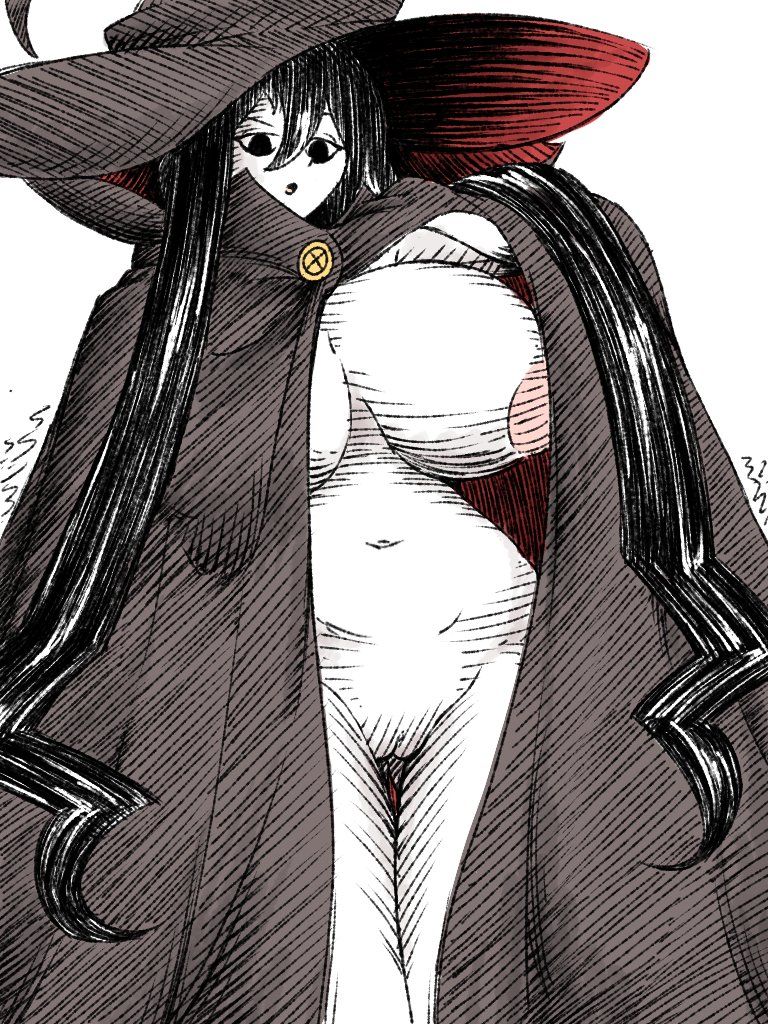 funamusea, americo_santisteban, 1girl, areolae, bare_shoulders