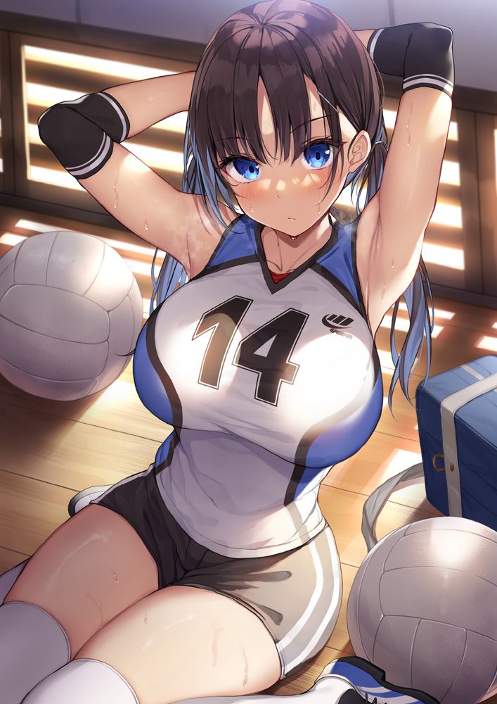 melonbooks, original, xe_(execut3r), 1girl, armpits