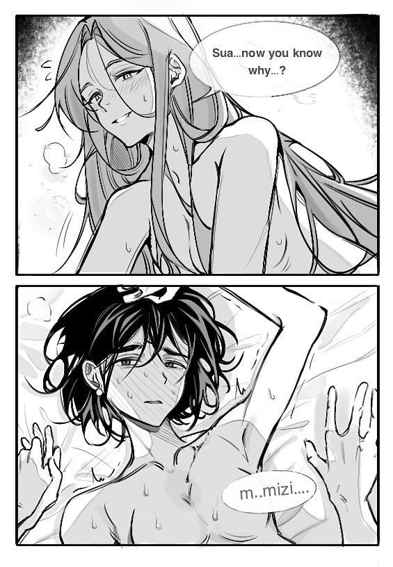 mizi_(alien_stage), sua_(alien_stage), alien_stage, 2girls, blush