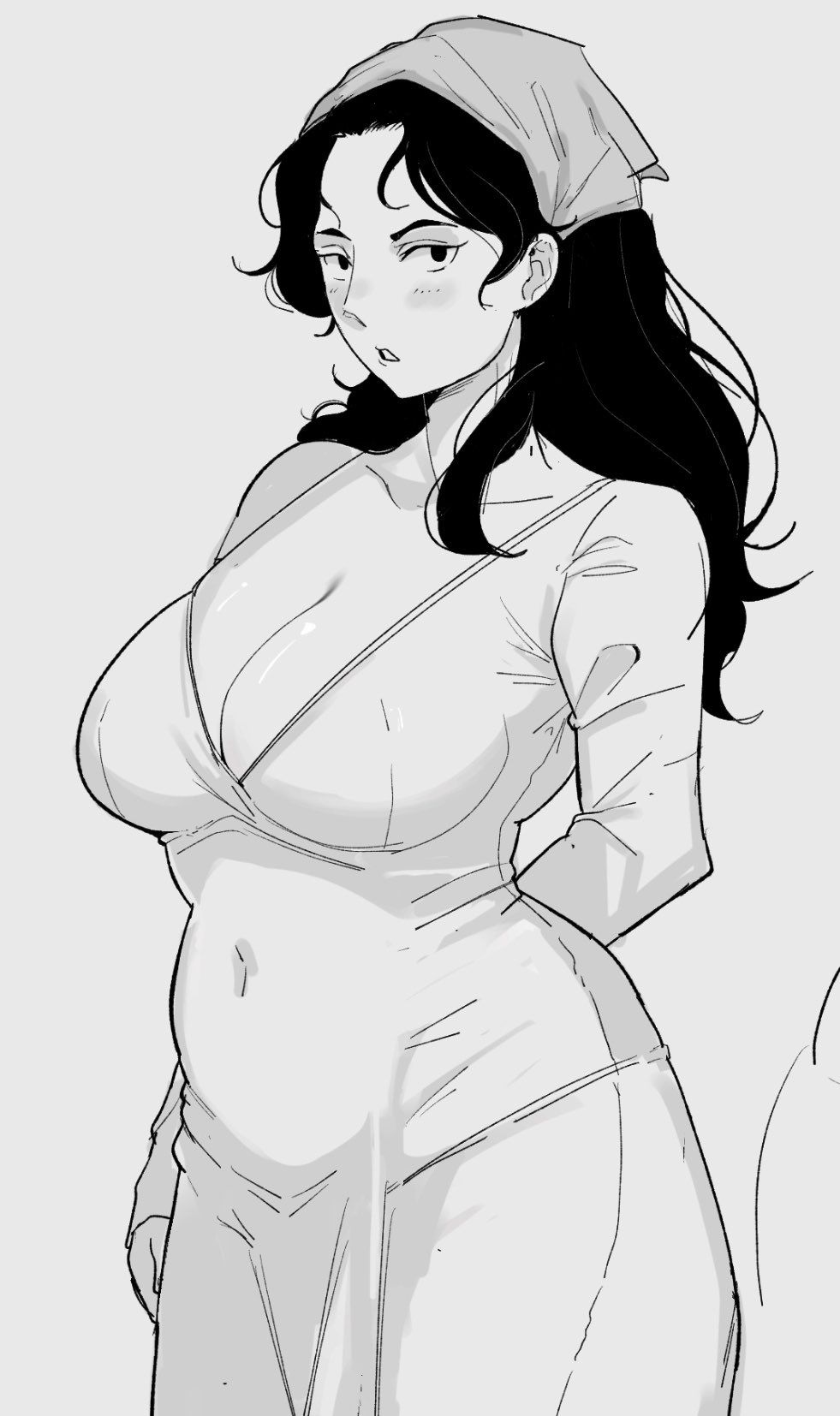 out_de_, 1girls, beautiful, beautiful_girl, belly