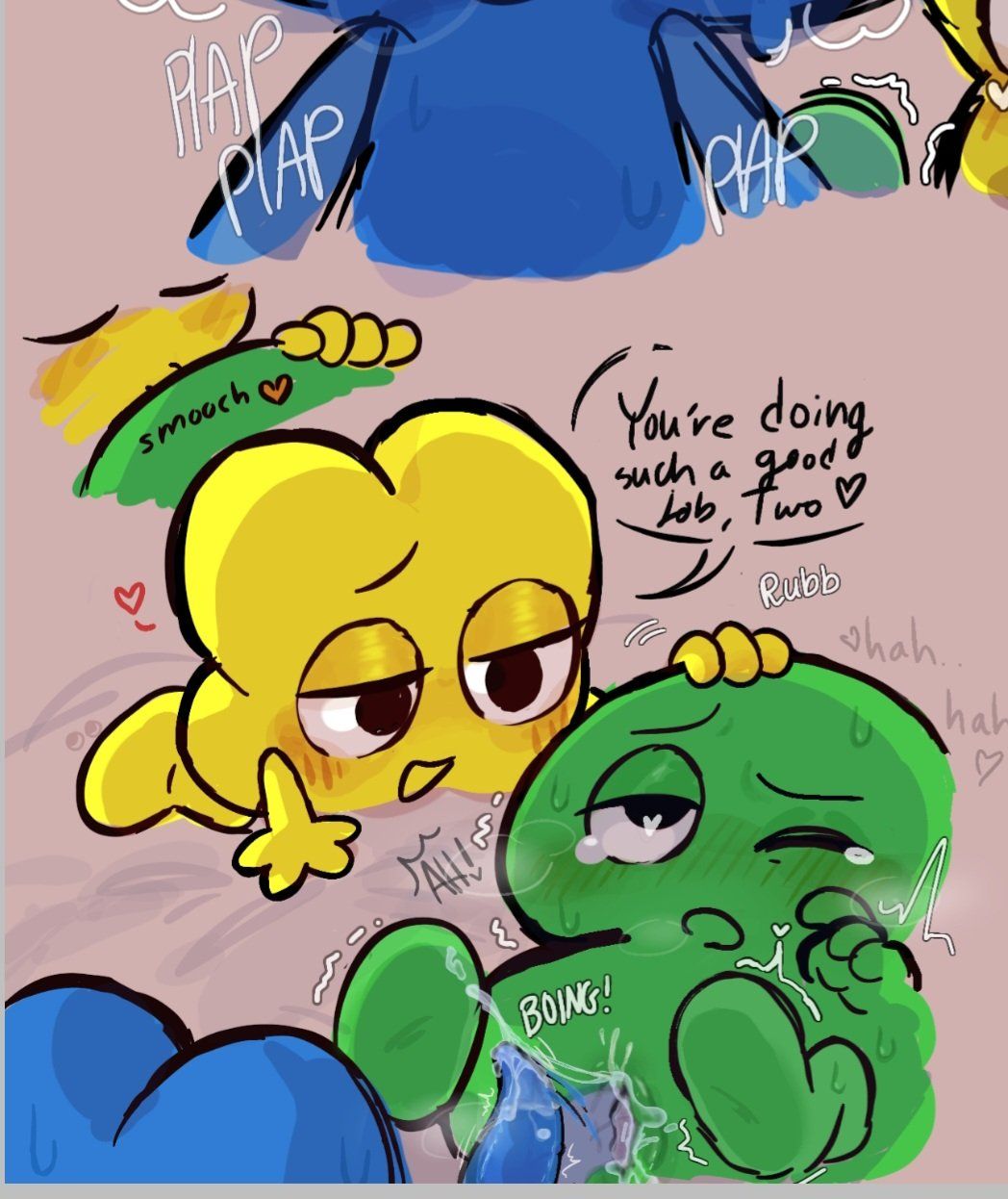 four_(bfb), two_(tpot), x_(bfb), battle_for_dream_island, battle_for_dream_island_again