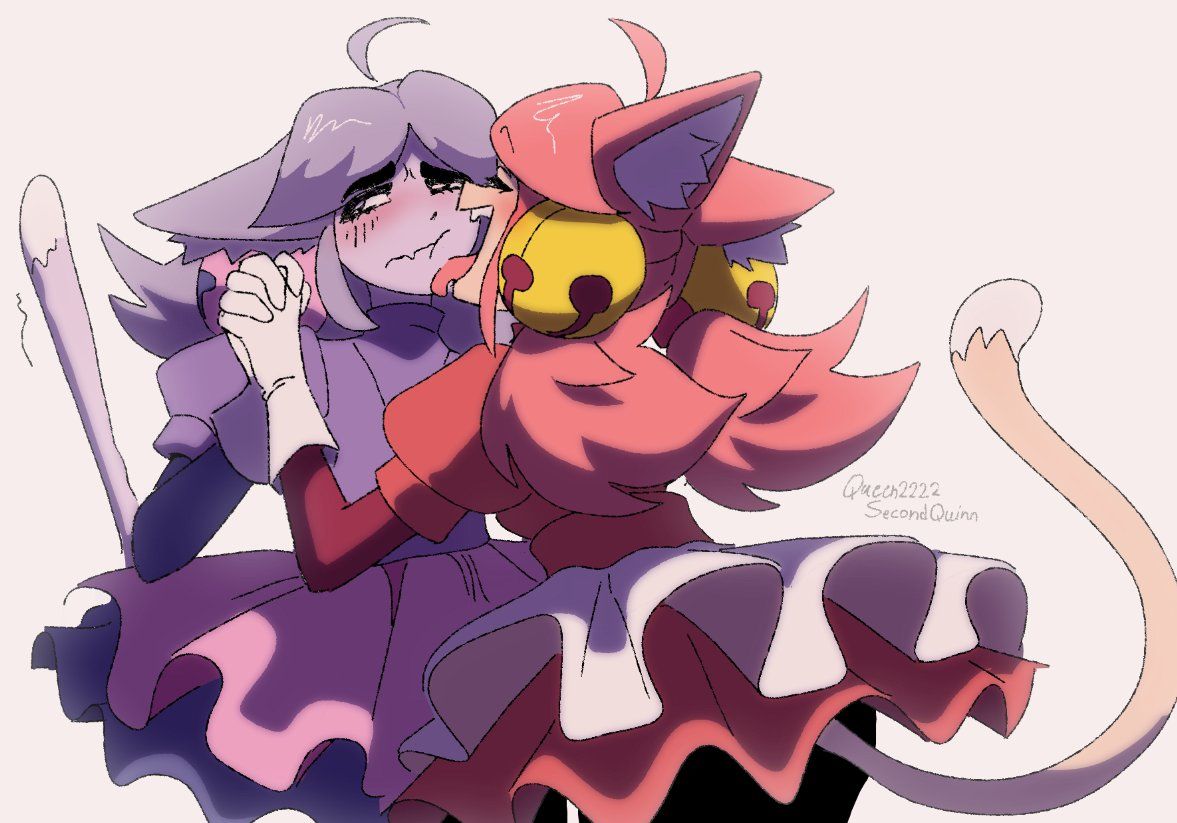 irritable_ghost_(deltarune), mad_dummy, mad_mew_mew, mew_mew_(undertale), pink_(deltarune)