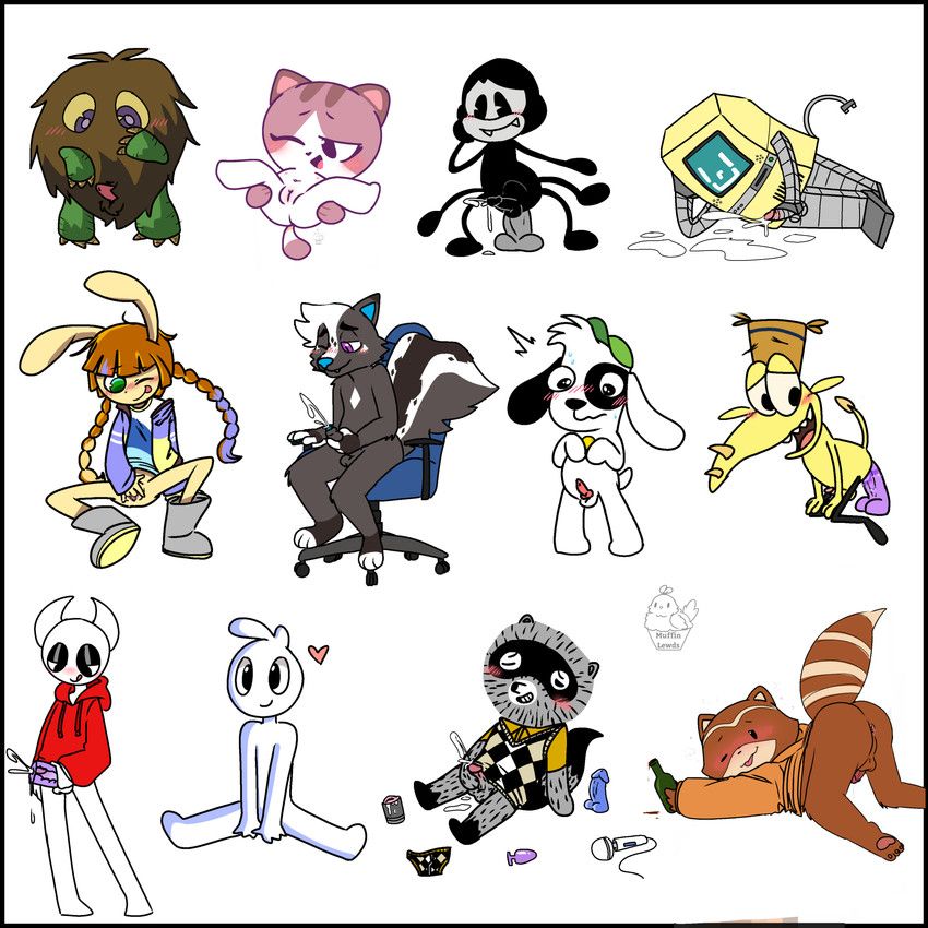 carl_(carl_the_collector), chillhop_raccoon, clam_(camp_lazlo), computer_jay, doki_(character)