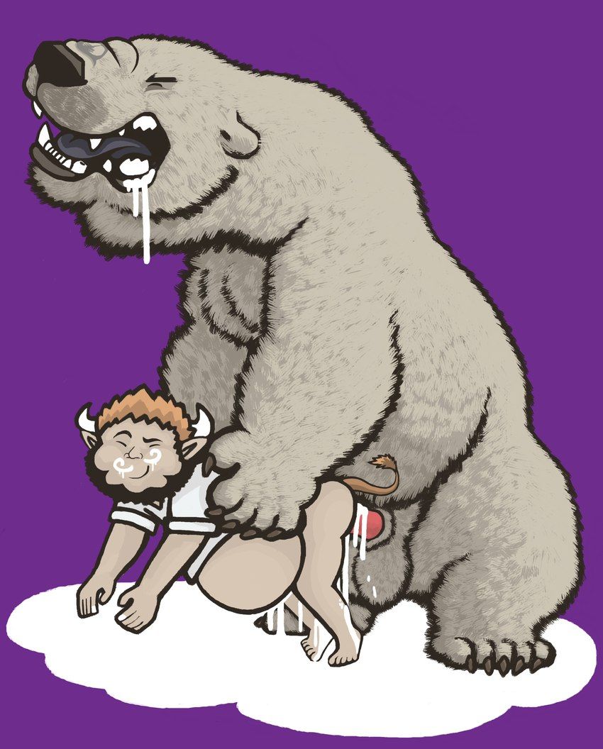 dakota-bear, anal, anthro, balls, bear